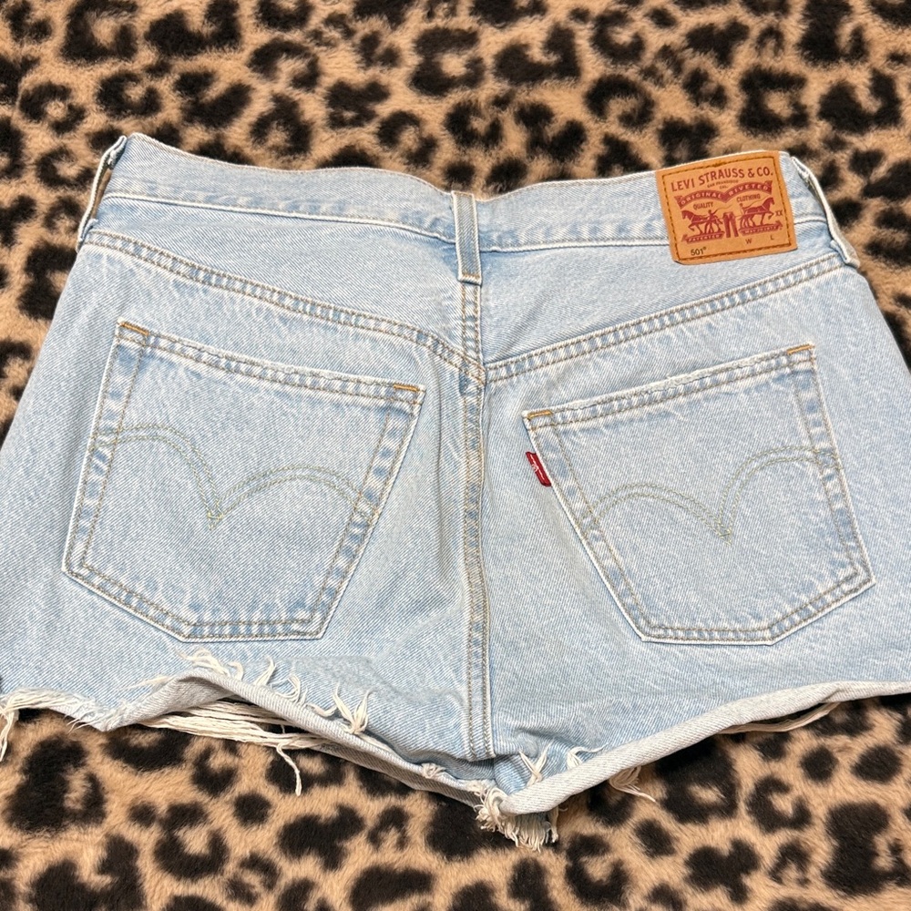 Levi's Light Wash 501 Shorts
